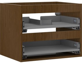 Mexen Box-A korpus szafki podumywalkowej 60 cm, 2 szuflady, orzech - 91AX0-0600-470-2-86