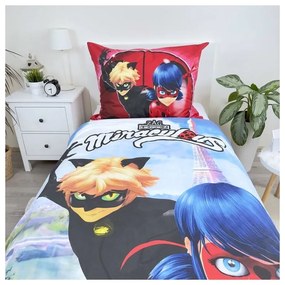Bawełniana jednoosobowa pościel dziecięca 140x200 cm Miraculous – Jerry Fabrics