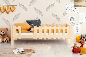 Drewniane łóżko dziecięce ze stelażem 12 rozmiarów  - Hofa 2X