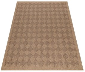 Dywan uniwersalny Dhaka Roby antracytowo-beżowy 160 cm x 230