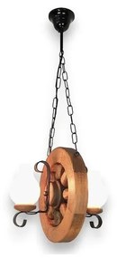 Brilagi - Żyrandol na łańcuchu ROATA 2xE14/40W/230V buk