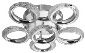 LED Plafon 6xLED/14W/230V 3000-5000K śr. 46 cm chrom błyszczący