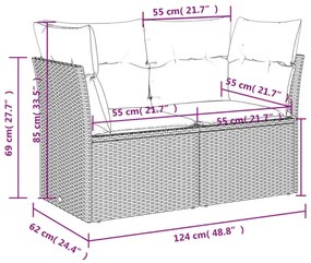 Dwuosobowa sofa ogrodowa Victos