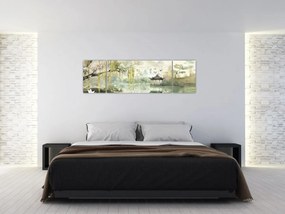 Obraz - Chińskie jezioro (170x50 cm)