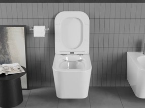 Mexen Teo miska wc Rimless, biała połysk - 3385XX00