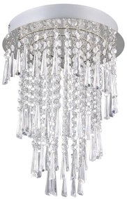 Lampa sufitowa LED w kolorze srebra ø 30 cm Pomp – Reality