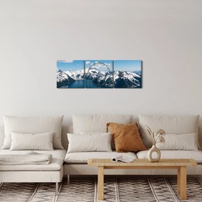 Obraz - Garibaldi Park (z zegarem) (90x30 cm)