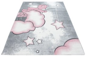 Różowo-szary dywan dziecięcy 160x230 cm Kids – Ayyildiz Carpets