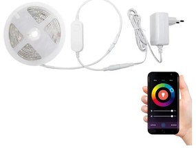 LED RGBW 12,5W/12V IP65 5m Wi-Fi Tuya ściemnialny pasek LED do łazienki