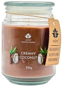 Arome Świeca w szkle 510 g, Creamy coconut