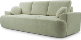 Masseno Sofa FILO z funkcją spania i pojemnikiem na pościel - Zielony - CORAL 55