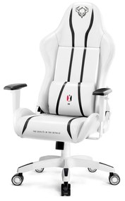 Fotel gamingowy Diablo X-One 2.0 Small: biało-czarny