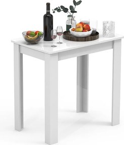 Stół do jadalni Esal Biały W. 76 x S. 80 x G. 50 cm