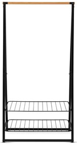 Czarny stalowy stojak na ubrania Linn – Brabantia