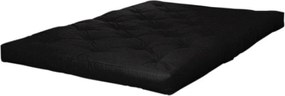 Czarny średnio twardy materac futon 180x200 cm Comfort Black – Karup Design