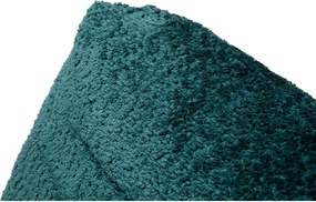 Zielononiebieski rozkładany fotel z materiału bouclé Faster – Mauro Ferretti