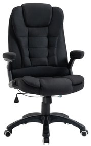 Vinsetto Fotel biurowy obrotowy ergonomiczny z pianką i materiałem lnopodobnym szary | Aosom PL