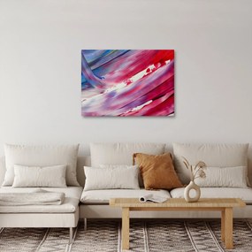 Obraz - różowo - niebieskie kolory (70x50 cm)
