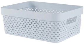 Jasnoniebieski plastikowy pojemnik 36x27x14 cm Pure – Curver
