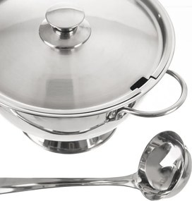 Misa ze stali nierdzewnej w kolorze srebra ø 26 cm – Orion