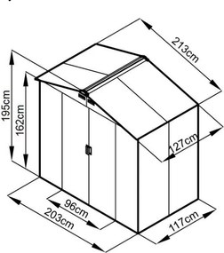 Domek ogrodowy ARCHER