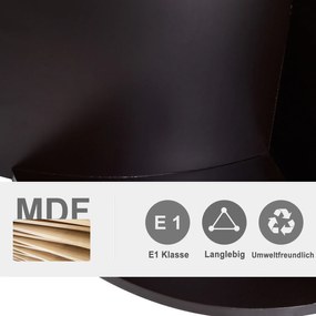 Pawhut Legowisko Ścienna Półka dla Kota Pluszowa Nakładka Mdf Brązowy Wygodne i Stylowe 41x28x21cm | Aosom PL