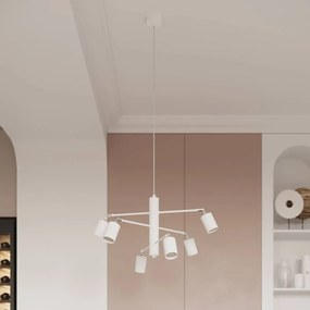 Żyrandol LEMMI 6 biały SOLLUX  LIGHTING