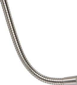 Nowoczesna lampa ścienna stalowa z elastycznym ramieniem - Brescia Combi