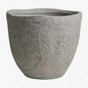 Doniczka Z Cementu Nuria Ø45 Cm - ↑40 Cm & Jasnoszary - Sklum