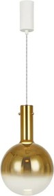 Złota lampa wisząca z regulowaną wysokością - K574- Z4-H92