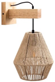 LAMPA ŚCIENNA KINKIET APP1149-1W Wood