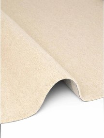 Beżowy wełniany okrągły dywan tkany ręcznie ø 160 cm Puristic Knots – Elle Decoration