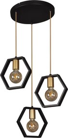 Industrialna geometryczna lampa wisząca - S059-Gesta