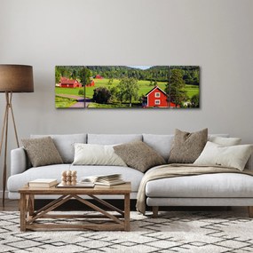 Obraz wsi (170x50 cm)