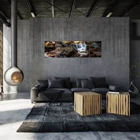 Obraz skalistego strumienia (170x50 cm)