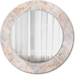 Lustro dekoracyjne okrągłe Shabby mozaika