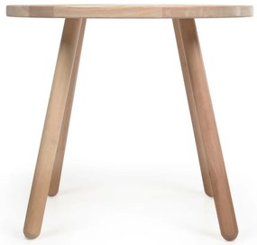 Stół dziecięcy z drewna kauczukowego Kave Home Dilcia, ø 55 cm