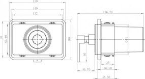 Półka SDLSSA z dozownikiem mydła