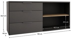 Komoda ADAPO 05, antracyt