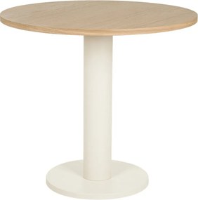 Okrągły stół z blatem w dekorze dębu ø 80 cm Sool – noo.ma