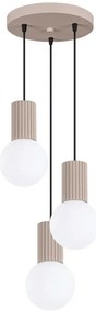 Industrialna potrójna lampa wisząca - K600-Buble