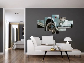 Obraz - Fiat retro samochód (125x70 cm)