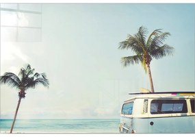 Szklany obraz 100x70 cm Surf Van – Wallity