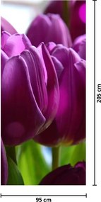 Fototapeta na drzwi - Tulipany (95x205cm)