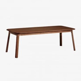 Prostokątny Stół Jadalniany 220-320x95 Cm Rozkładany Z Drewna Treveris Wenge - Sklum