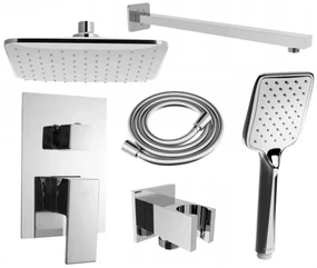 Mexen Uno DR62 zestaw prysznicowy podtynkowy, chrom - 71435DR62-00
