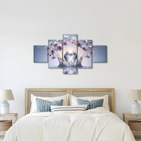 Obraz - Diamentowe serce (125x70 cm)