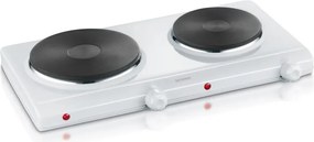 Severin DK 1042 - Kuchenka dwupalnikowa 2500W/230V biała