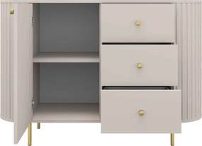 Komoda BOLLA 123 cm do Salonu Sypialni Odcienie beżu
