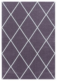 Dywan nowoczesny Rio romby fioletowy 200 cm x 290 cm